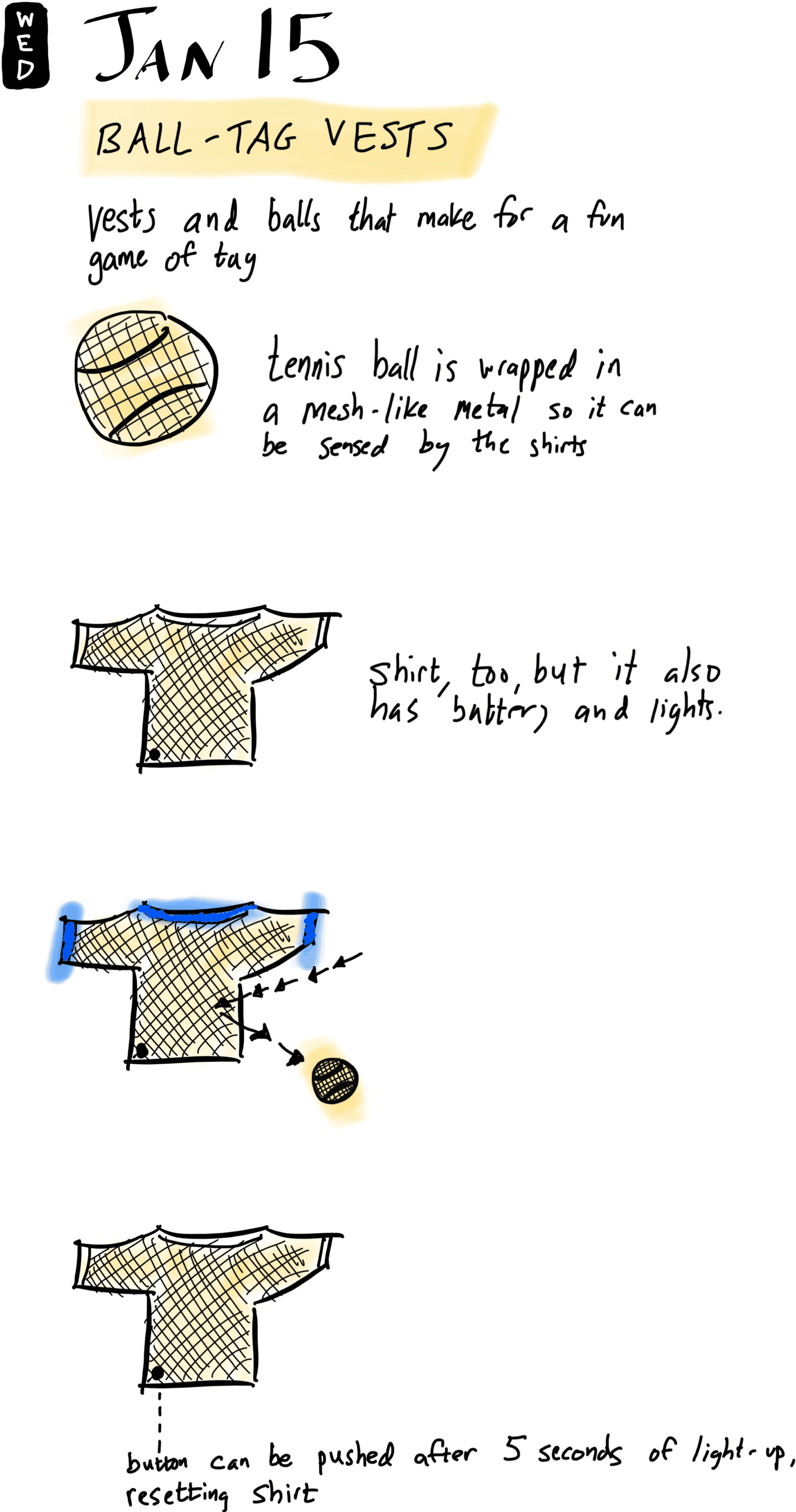Ball-tag vests