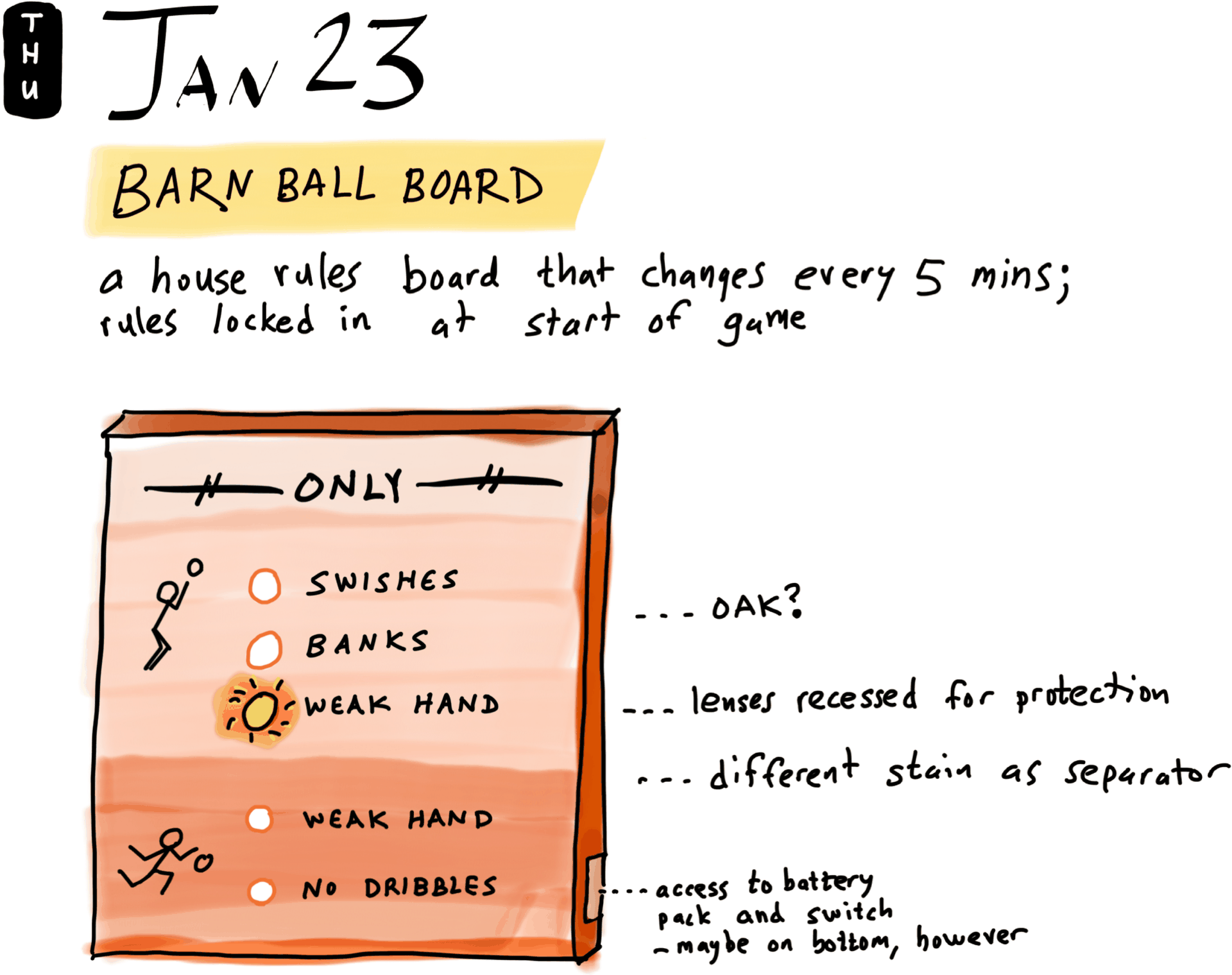 Barn Ball Board