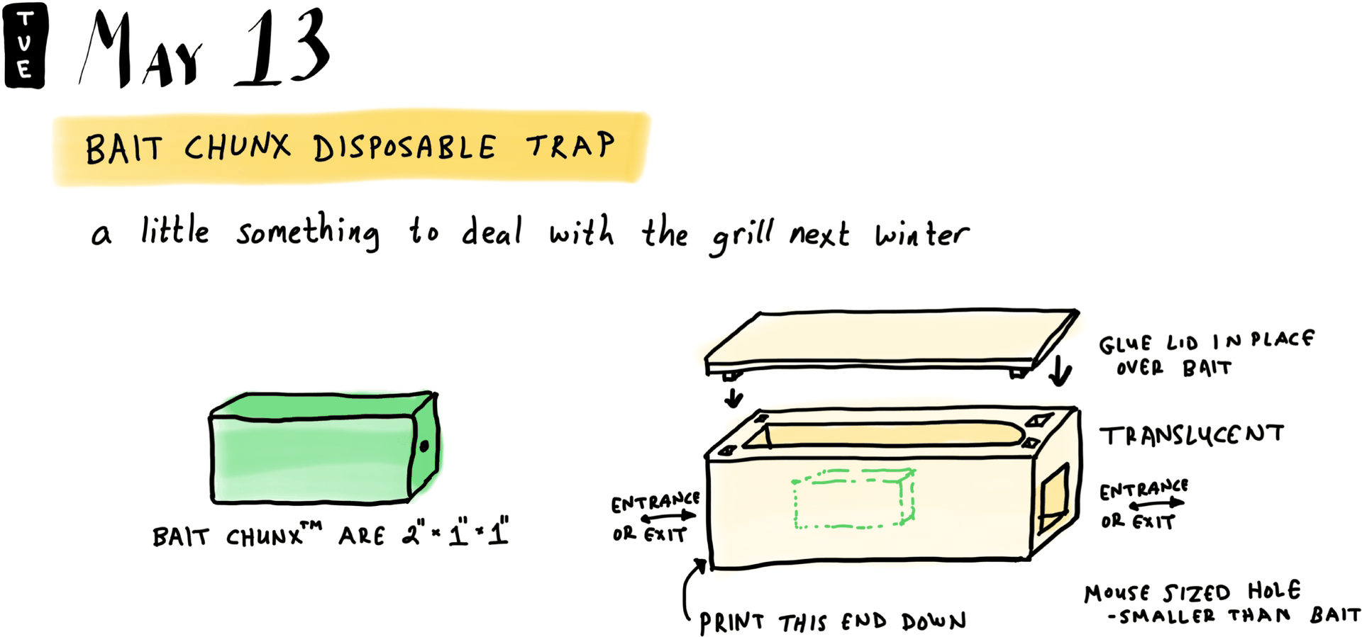 Bait Chunx Disposable Trap