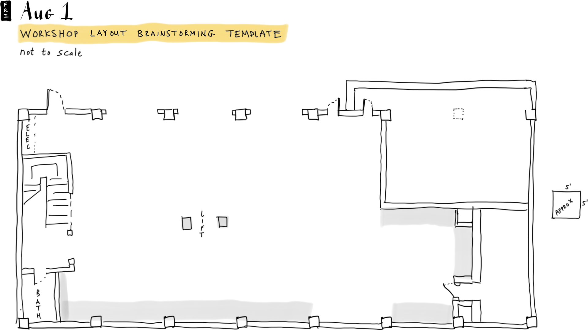 Workshop Layout Brainstorming Template