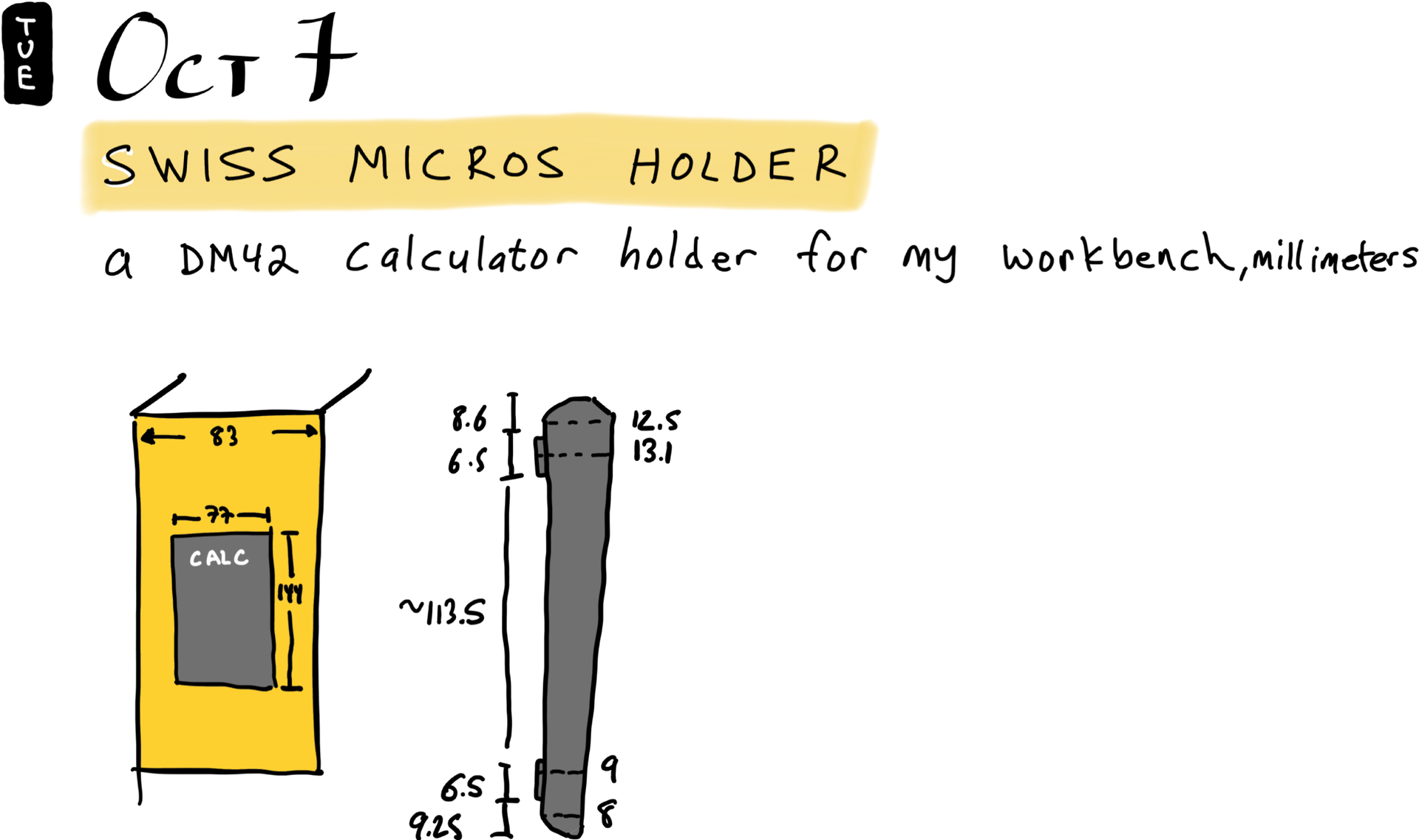 Swiss Micros Holder