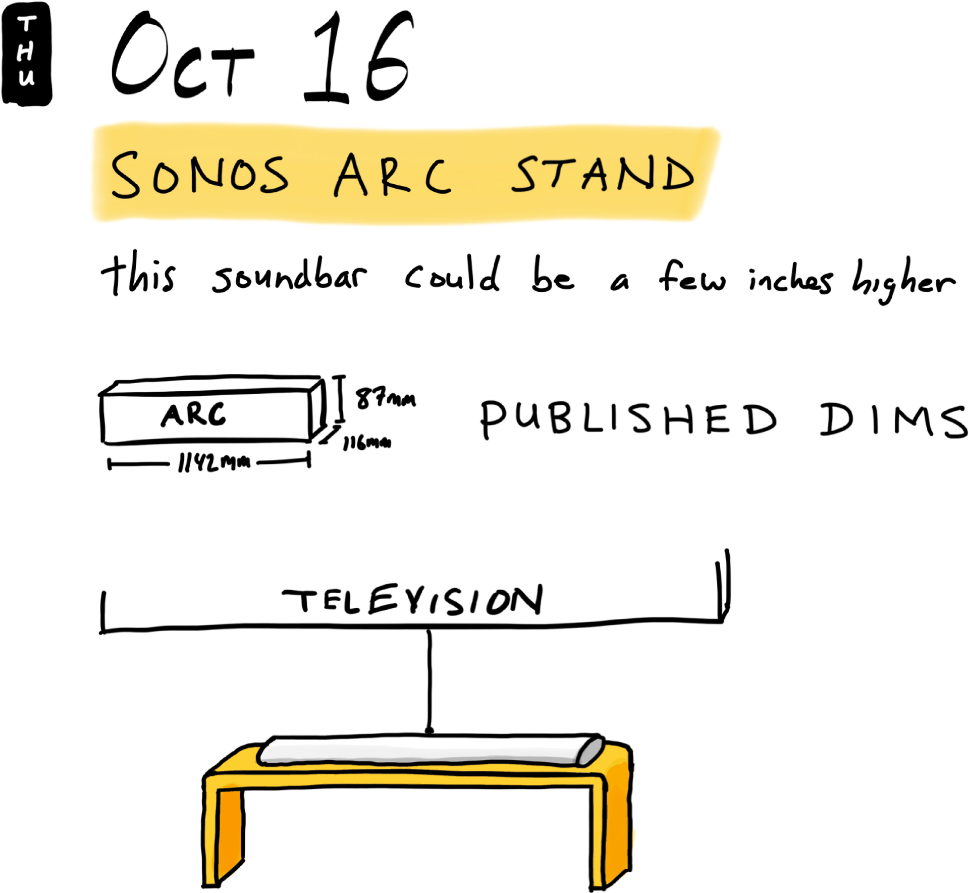 Sonos Arc Stand