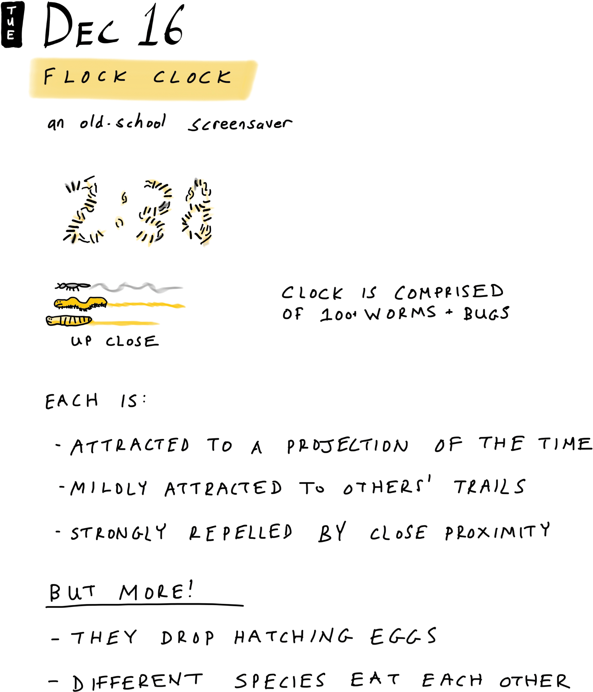 Flock Clock