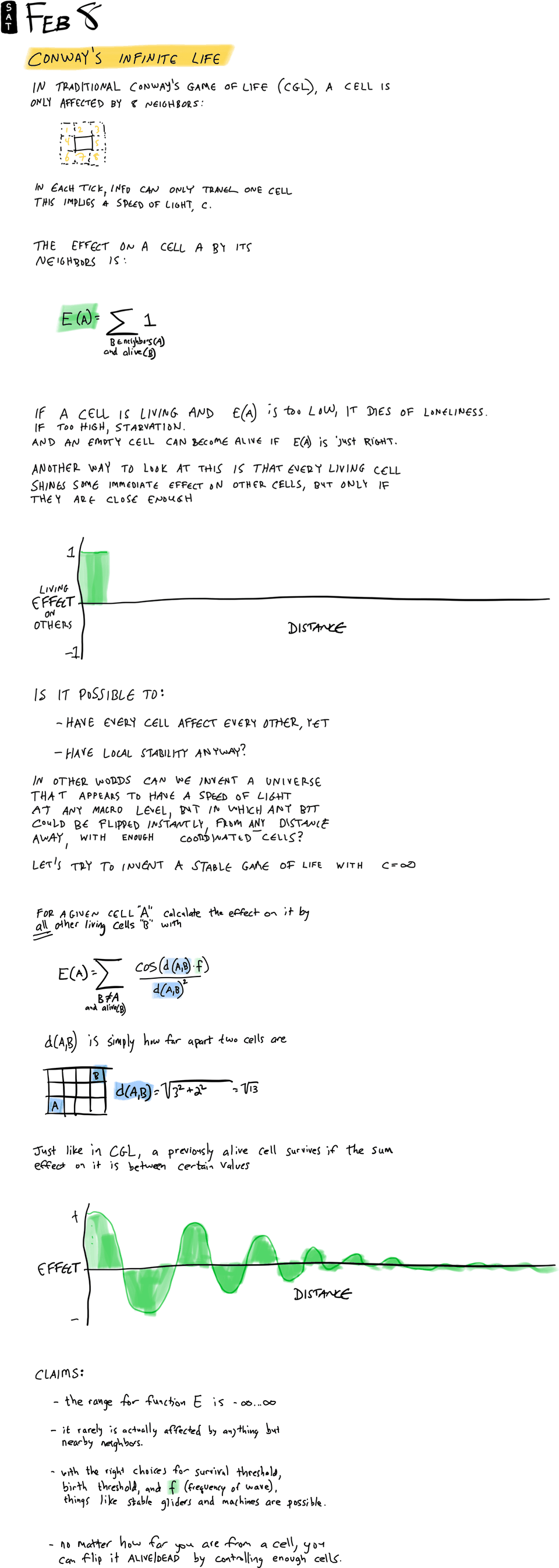 Conway’s Infinite Life