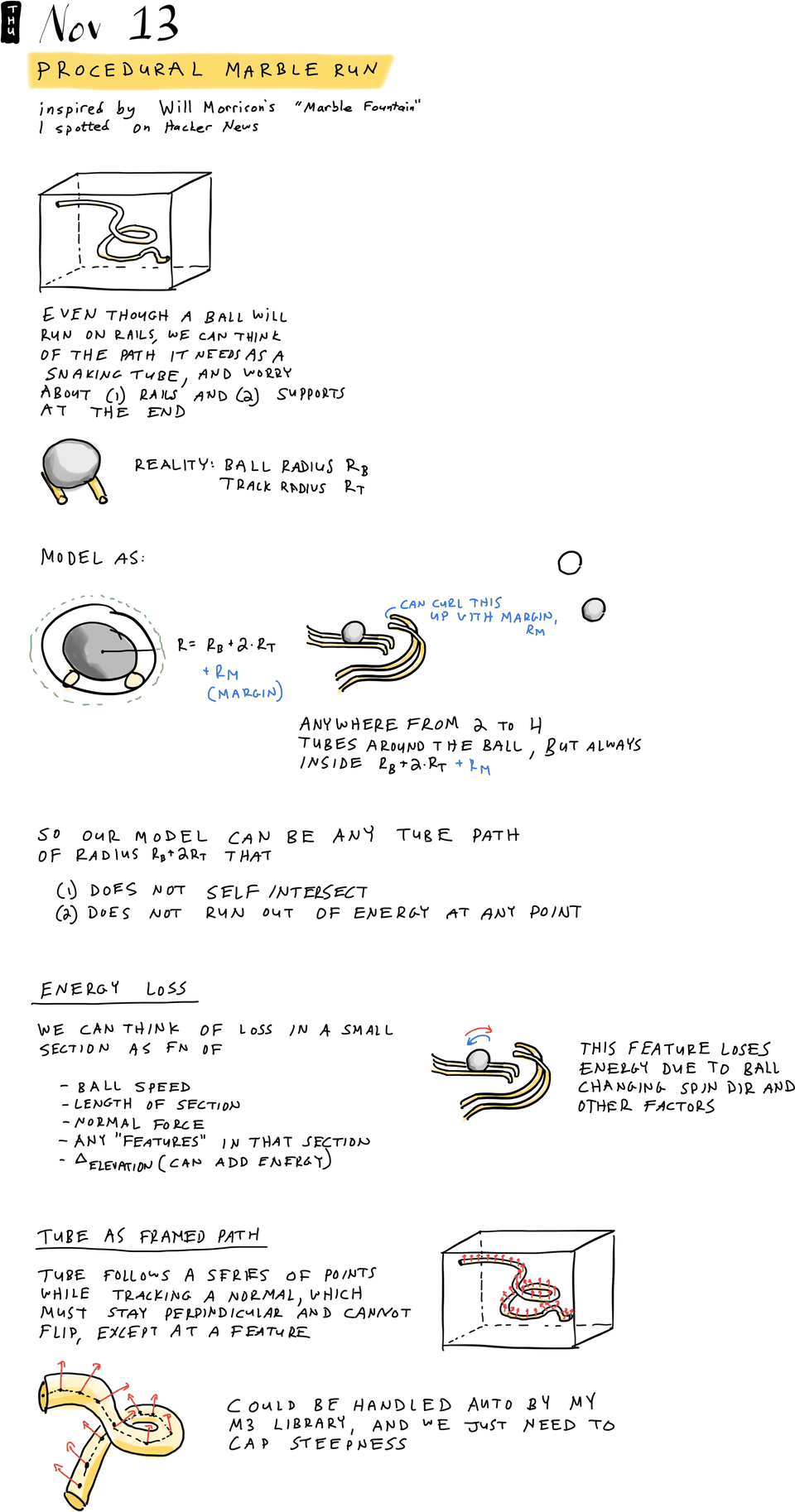 Procedural Marble Run