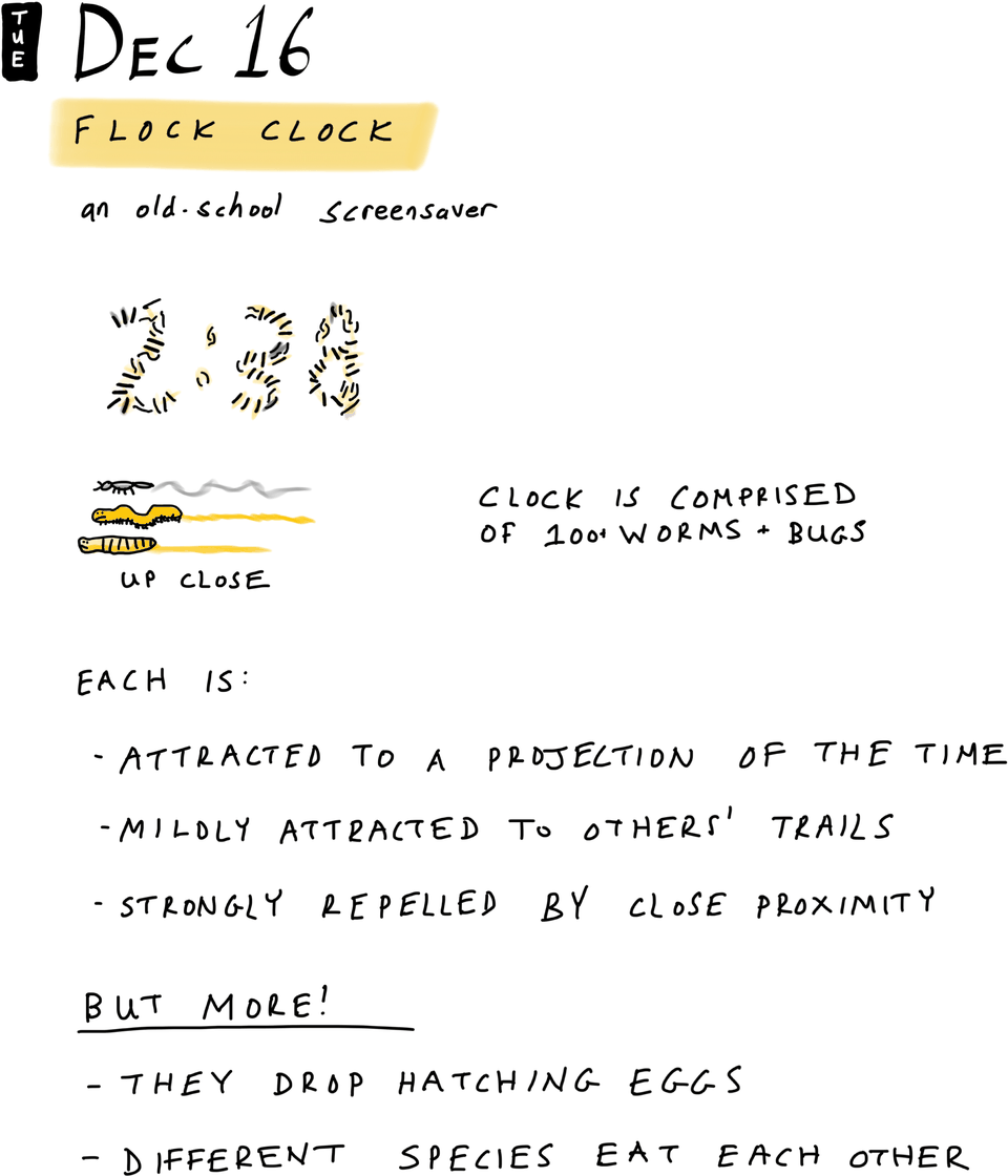 Flock Clock